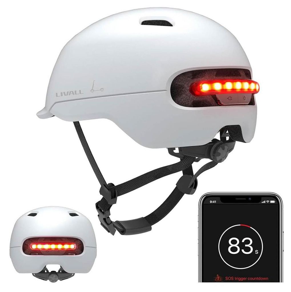 Livall BH51T Neo, Helm mit offenem Visier, Hybridschalenbau Produktbild 