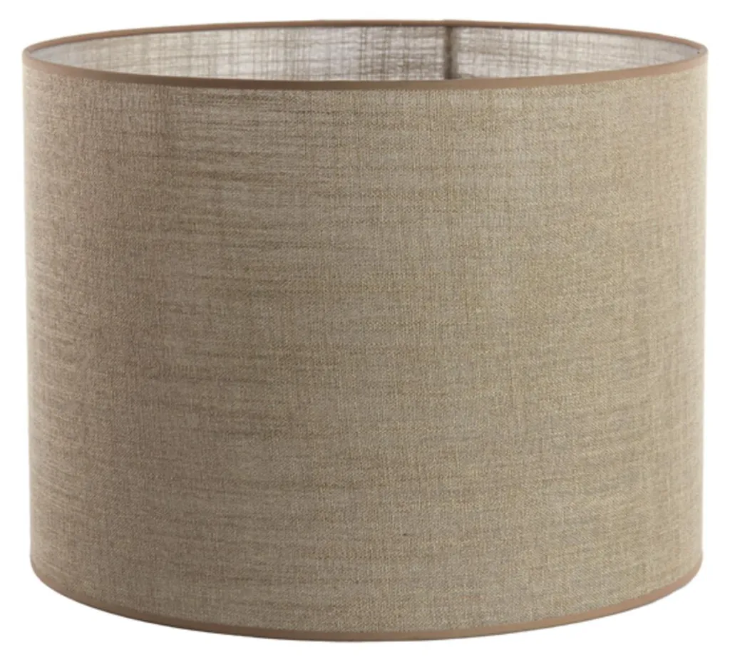 Abat-jour textile marron 50cm Light & Living Caden finition premium E27
