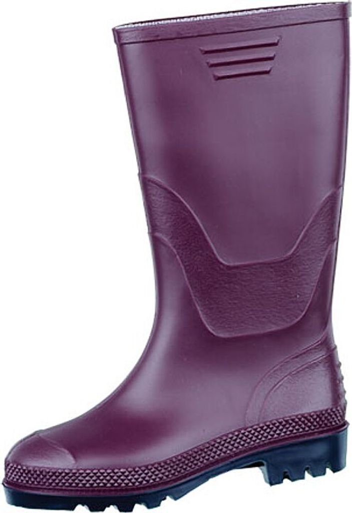 Beck Damen PVC Stiefel bordeaux, Baumwollfutter, 5033106/39