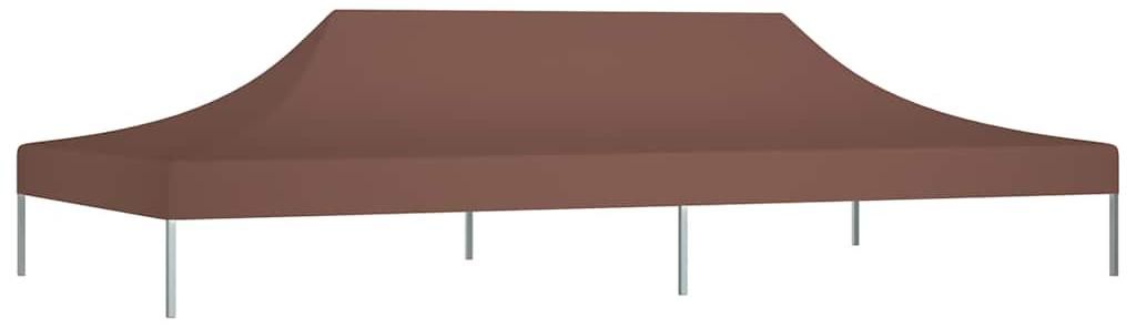 vidaXL Partyzelt-Dach 6x3 m Braun 270 g/m²