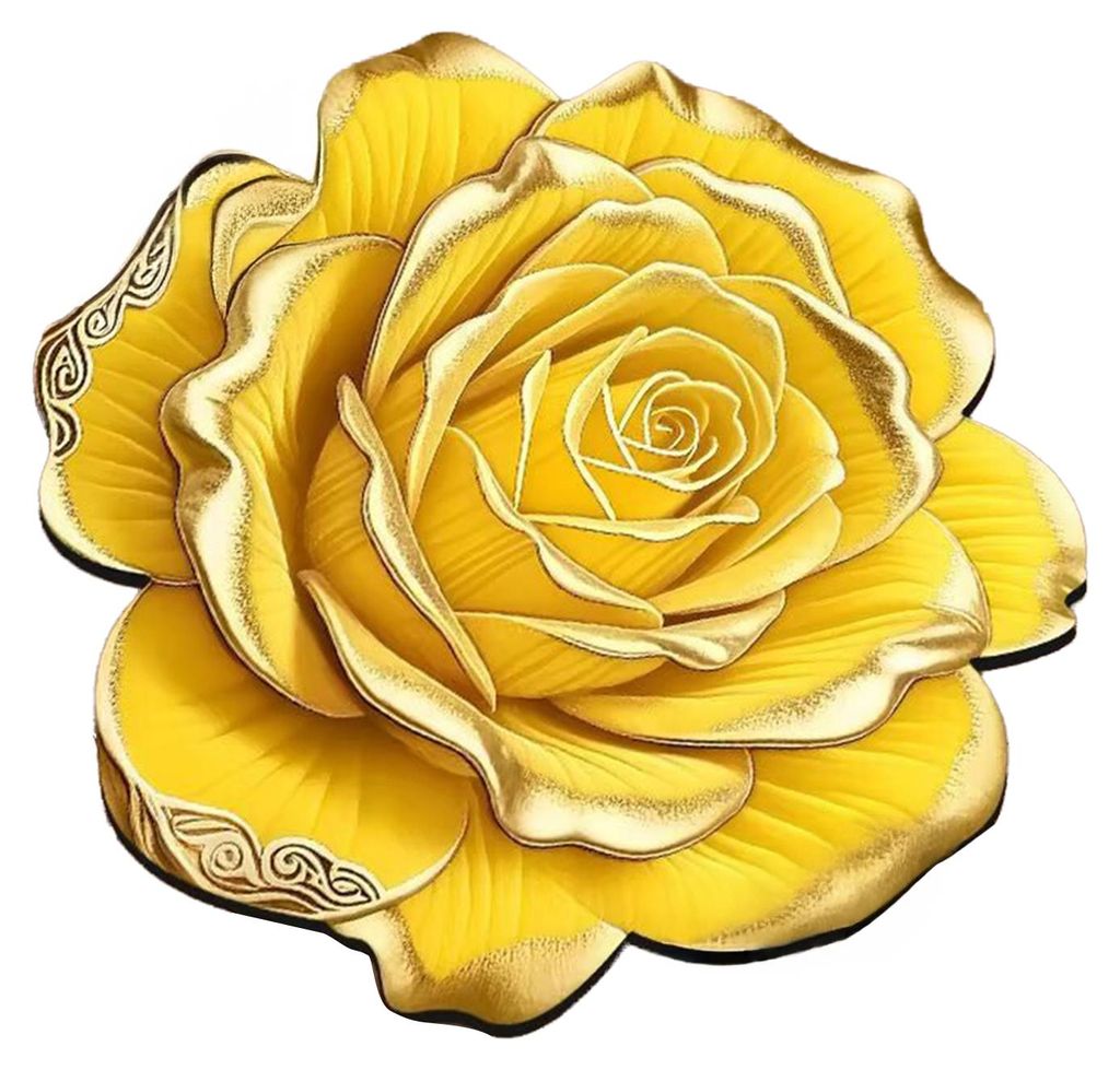 3D-Blumen-Tischset aus Kieselgur, saugfähig, hitzebeständig, realistisches Blumenmuster, ideal für Esstisch, Küchenarbeitsplatte und Schreibtisch.