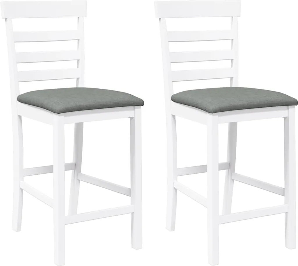 Sgabelli da Bar con Cuscini 6 pz Grigi in Polyrattan 313450
