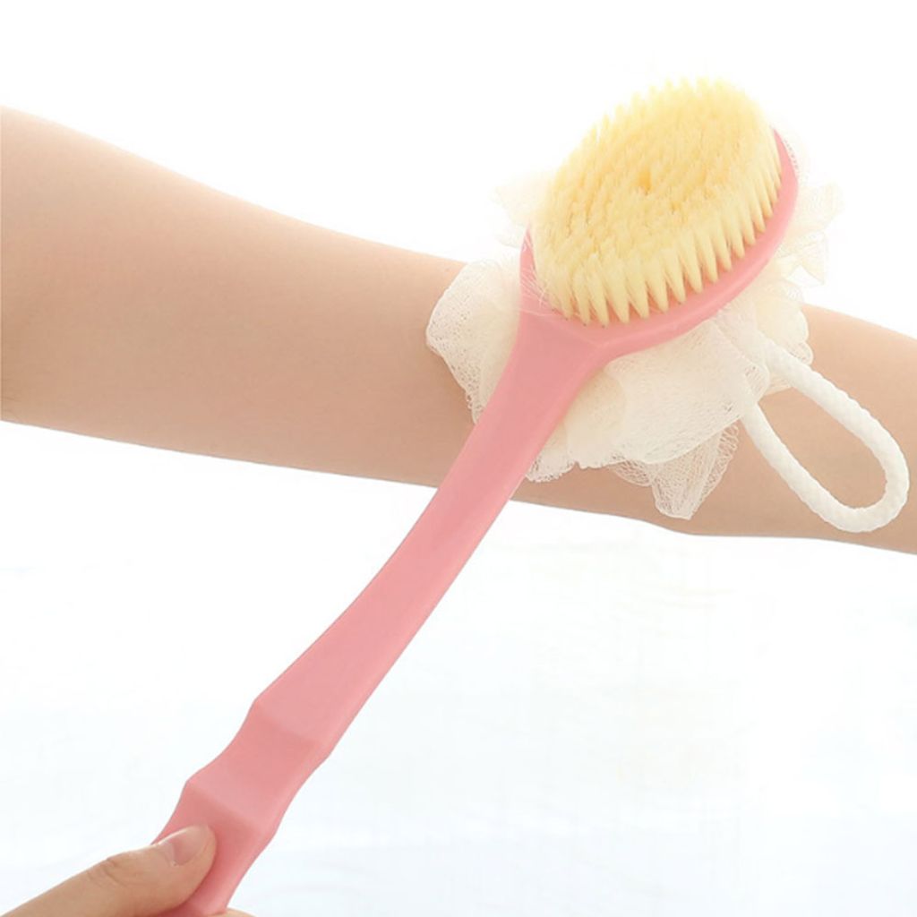 PLCPDM Rücken- & Bauchnabelbürste – Weiche Peeling-Bürste Für Sanfte Körperreinigung