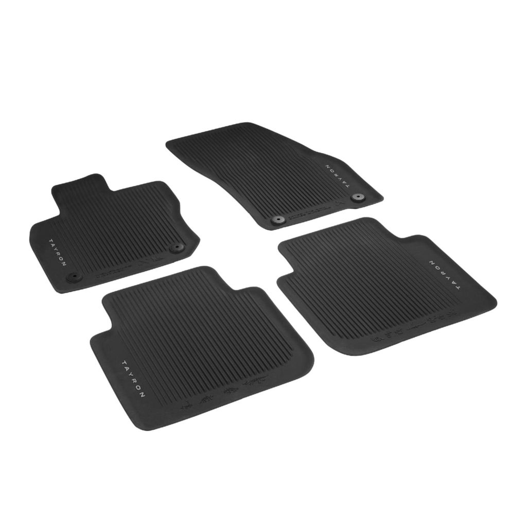 Original VW Tayron Satz Allwetterfußmatten Set Gummimatten Produktbild 