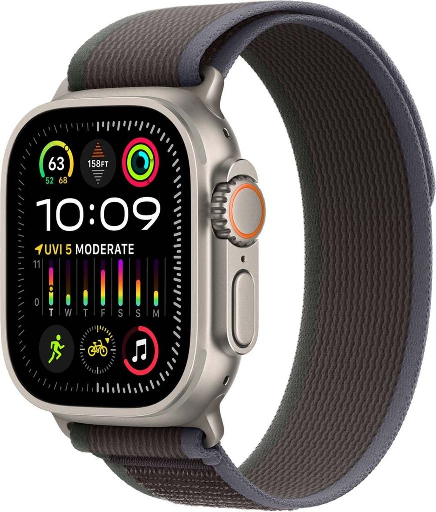 Apple MT613ZM/A, Kapela, Chytré hodinky, Černá, Modrá, Obrázek produktu 