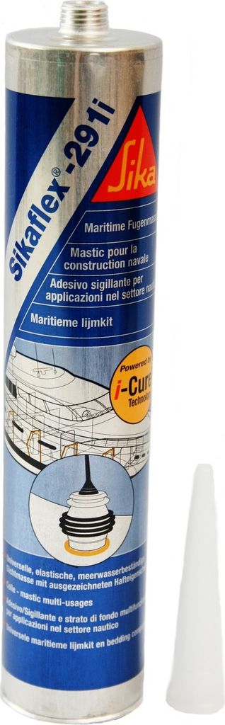 Sika – Dichtstoff – Sikaflex-291i Holz – ideal für den Marinebereich – hochelastisch und überlackierbar – geruchsarm – 300 ml