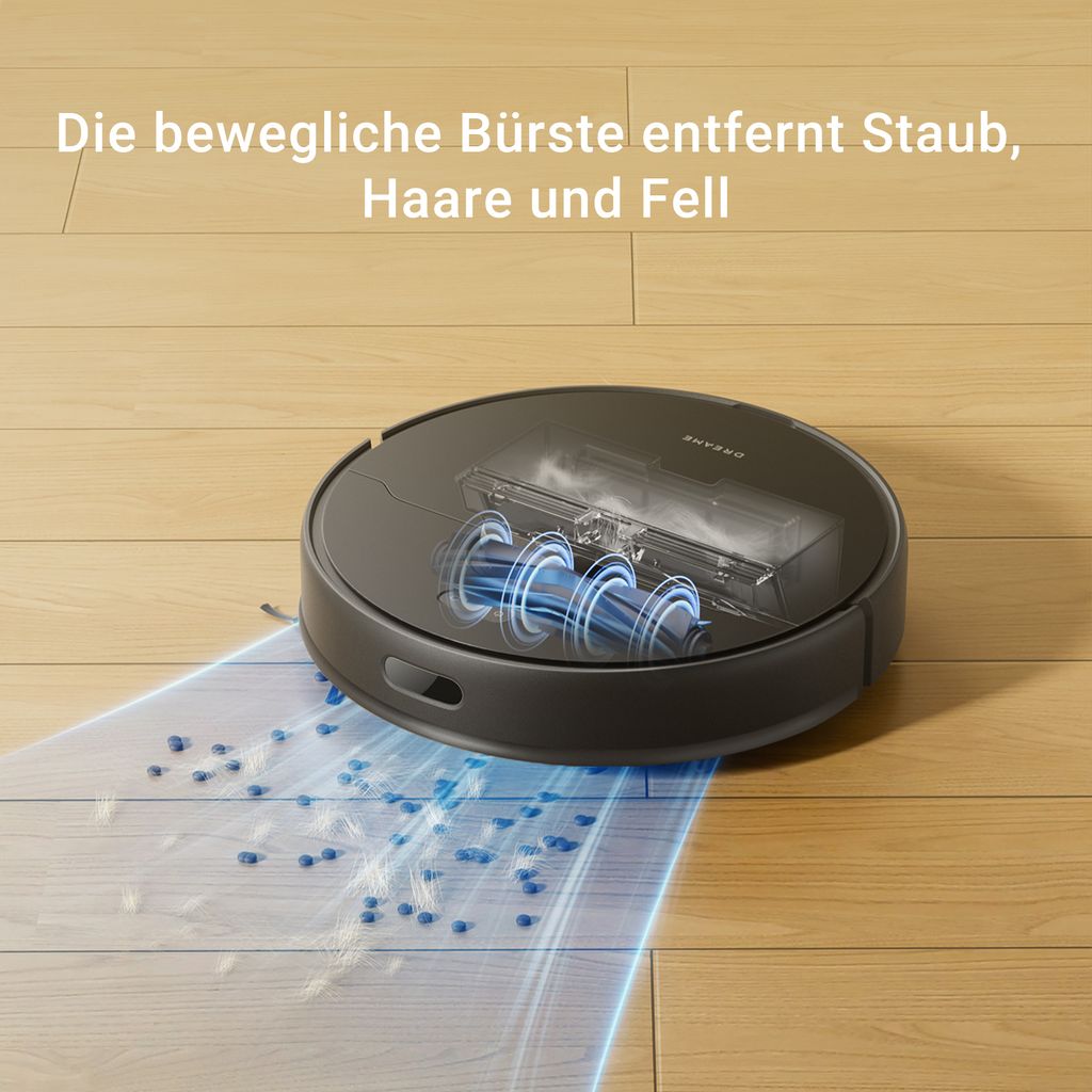 Dreame D9 max gens 2 Staubsauger Roboter Vormax™-Saugsystem Produktbild 7