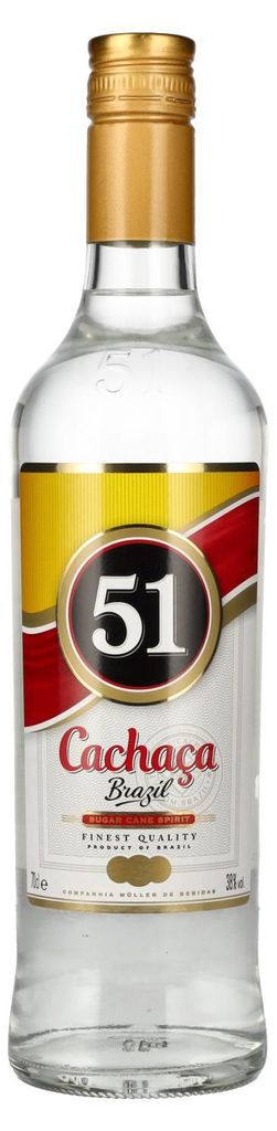 Cachaça 51 Brazil Sugar Cane Spirit 38% Vol. 0,7l Image du produit 
