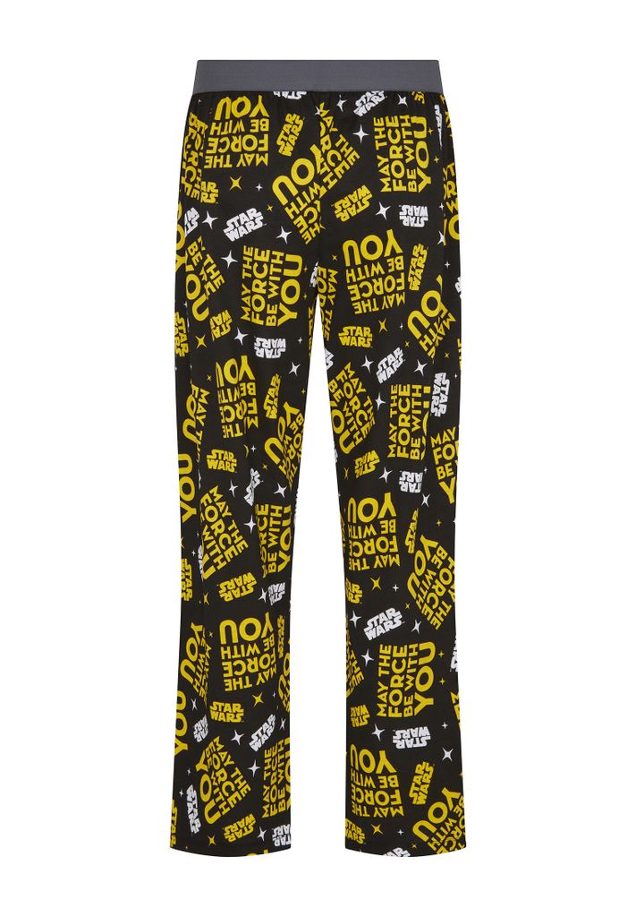 Recovered - Loungepant - Star Wars May The Force Be With You Print Black XXL