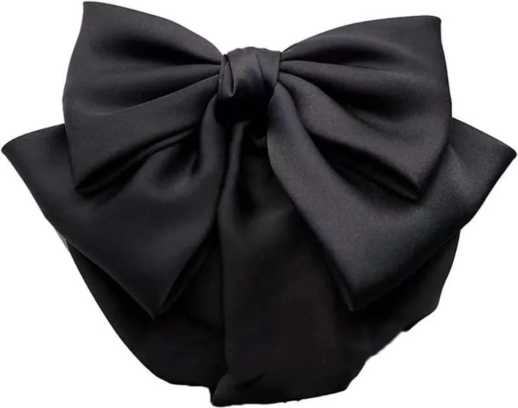 Barrette filet à cheveux noire pour uniforme hôtesse et coiffure travail