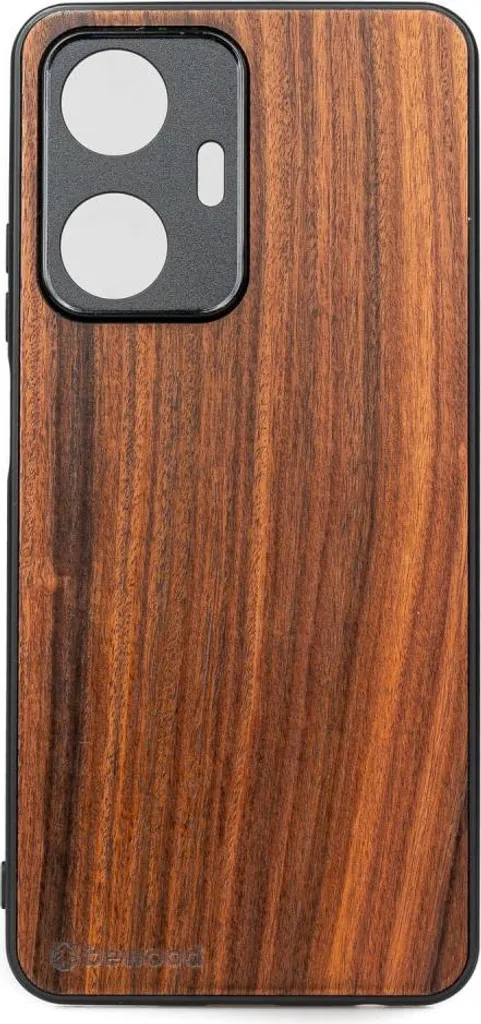 Étui en bois naturel pour Realme C55 Bewood palissandre Santos premium