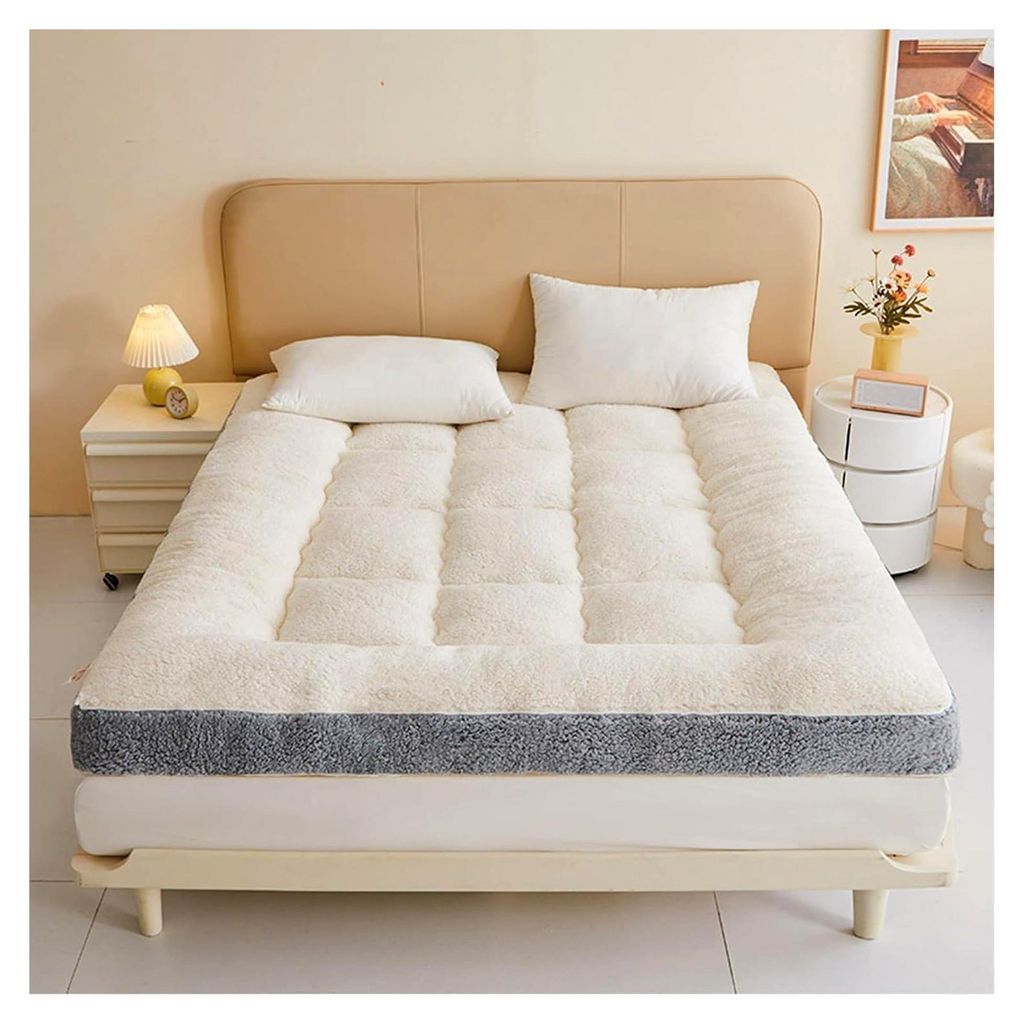 Weiche, atmungsaktive King-Size-Futon-Matratze für Schlafzimmer und Zuhause – platzsparendes Design für Entspannung und Schlafqualität