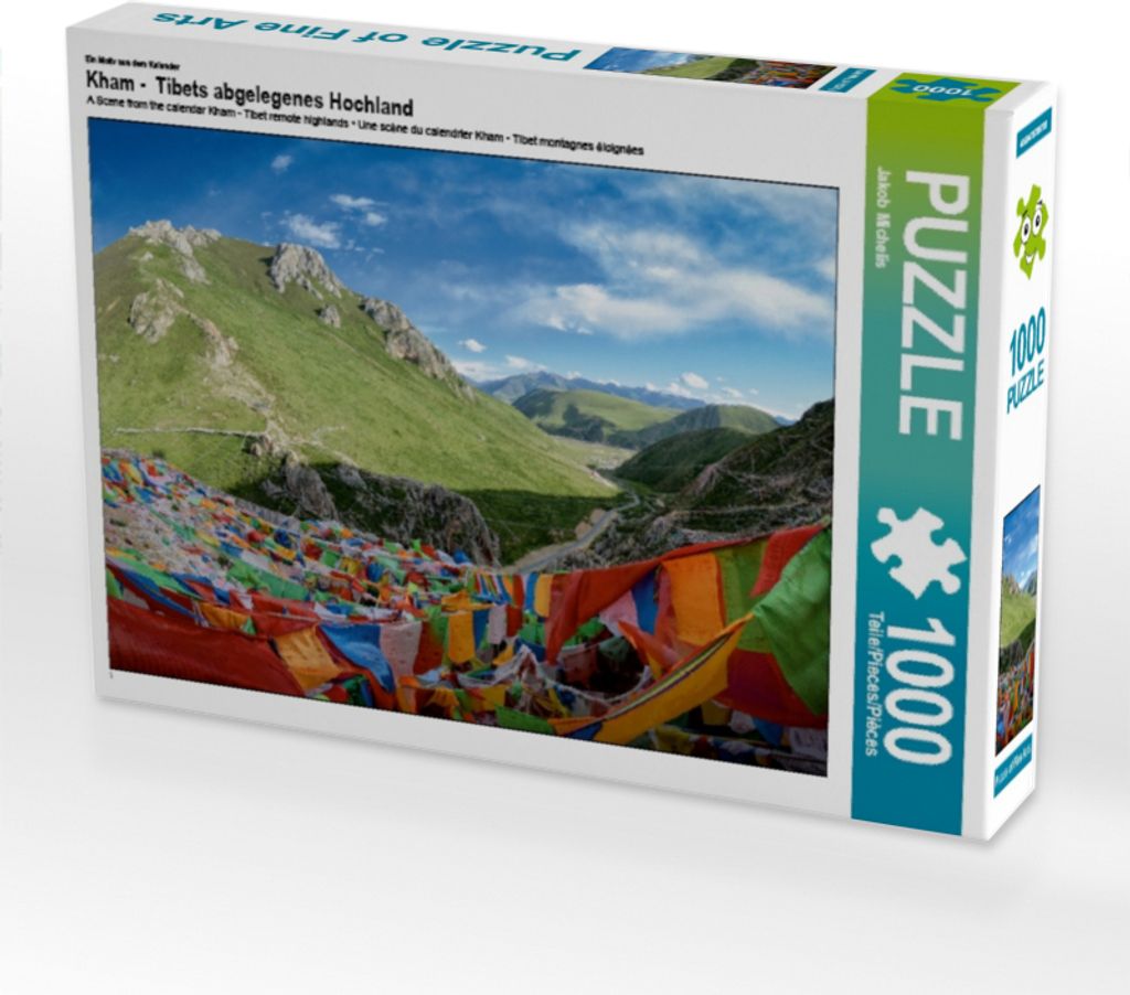 CALVENDO Puzzle Ein Motiv aus dem Kalender Kham - Tibets abgelegenes Hochland 1000 Teile Puzzle quer | 1000 Teile Lege-Größe 64x48cm Foto-Puzzle ...