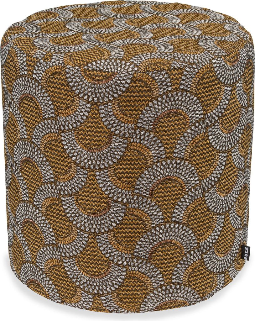 H.O.C.K. Zima Hocker rund Pouf ø45x45cm gold