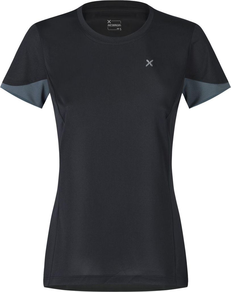 Montura Join T-Shirt Woman - leichtes, schnelltrocknendes Funktionsshirt, Farbe:9093-BLACK/PIOMBO, Größe:M