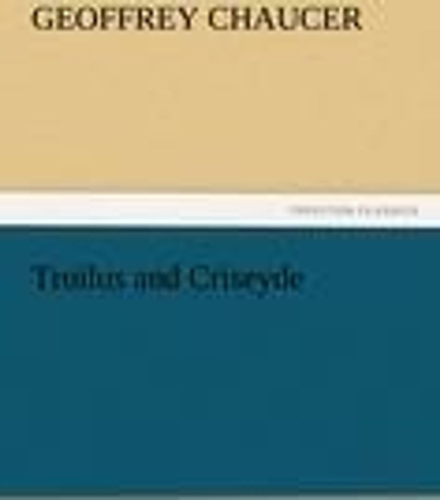 Troilus and Criseyde