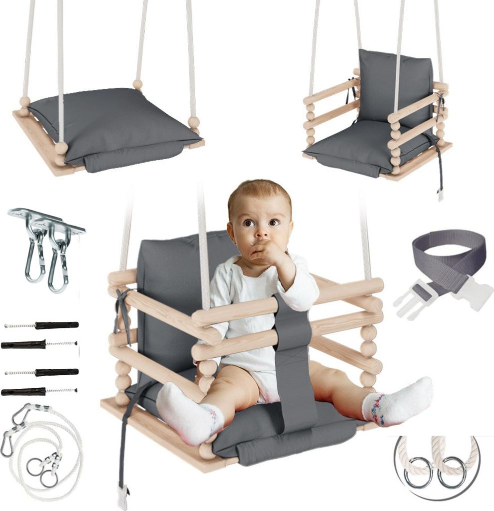 MAMOI® Balançoire bébé, Balançoire Indoor et Outdoor, Image du produit 