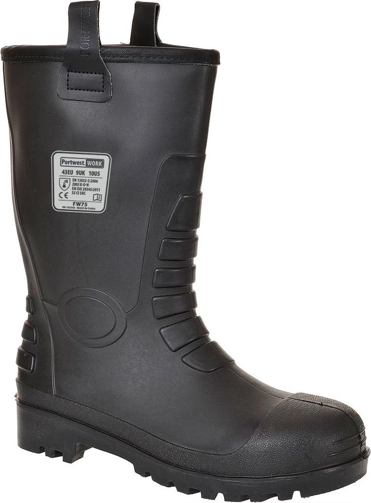 Portwest FW75 Neptune Rigger Sicherheitsstiefel S5 CI Black Gr. 47