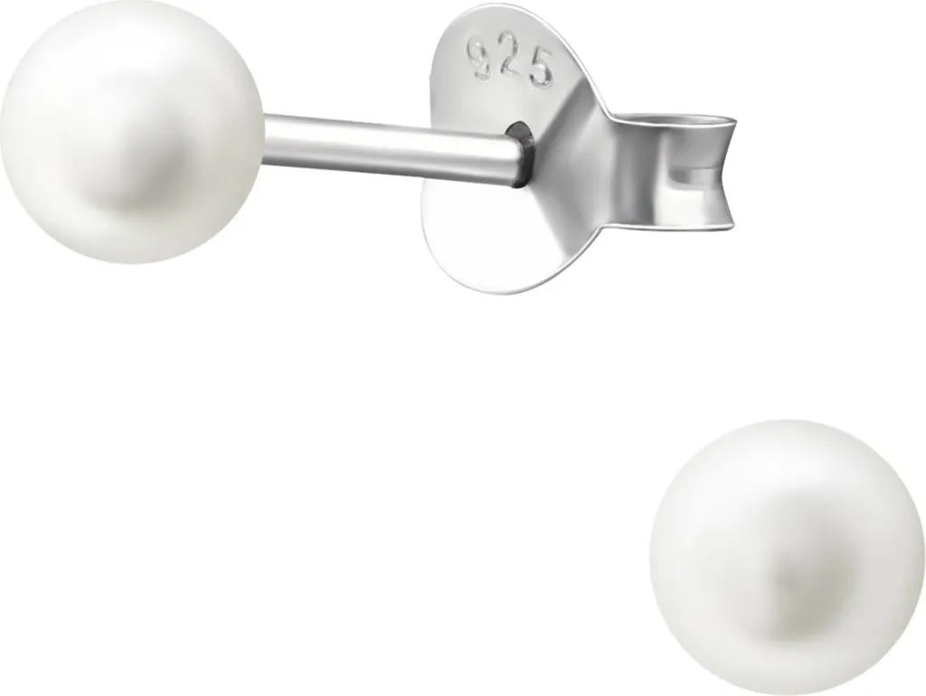 Orecchini Argento 925 Professionali 4mm - Qualità Italiana Garantita