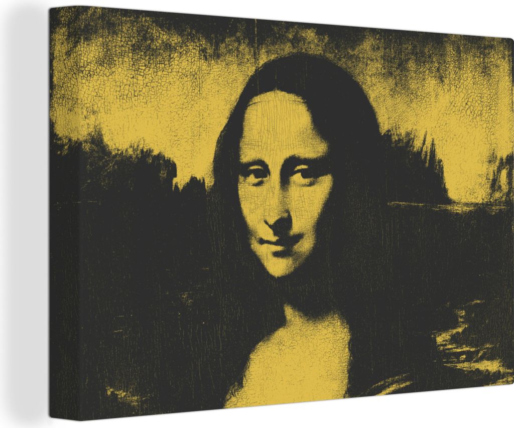 OneMillionCanvasses - Leinwandbilder - 150x100 cm, Mona Lisa - Leonardo da Vinci - Alte Meister, Wandbilder Kunstdruck Wanddekoration - Foto auf ...