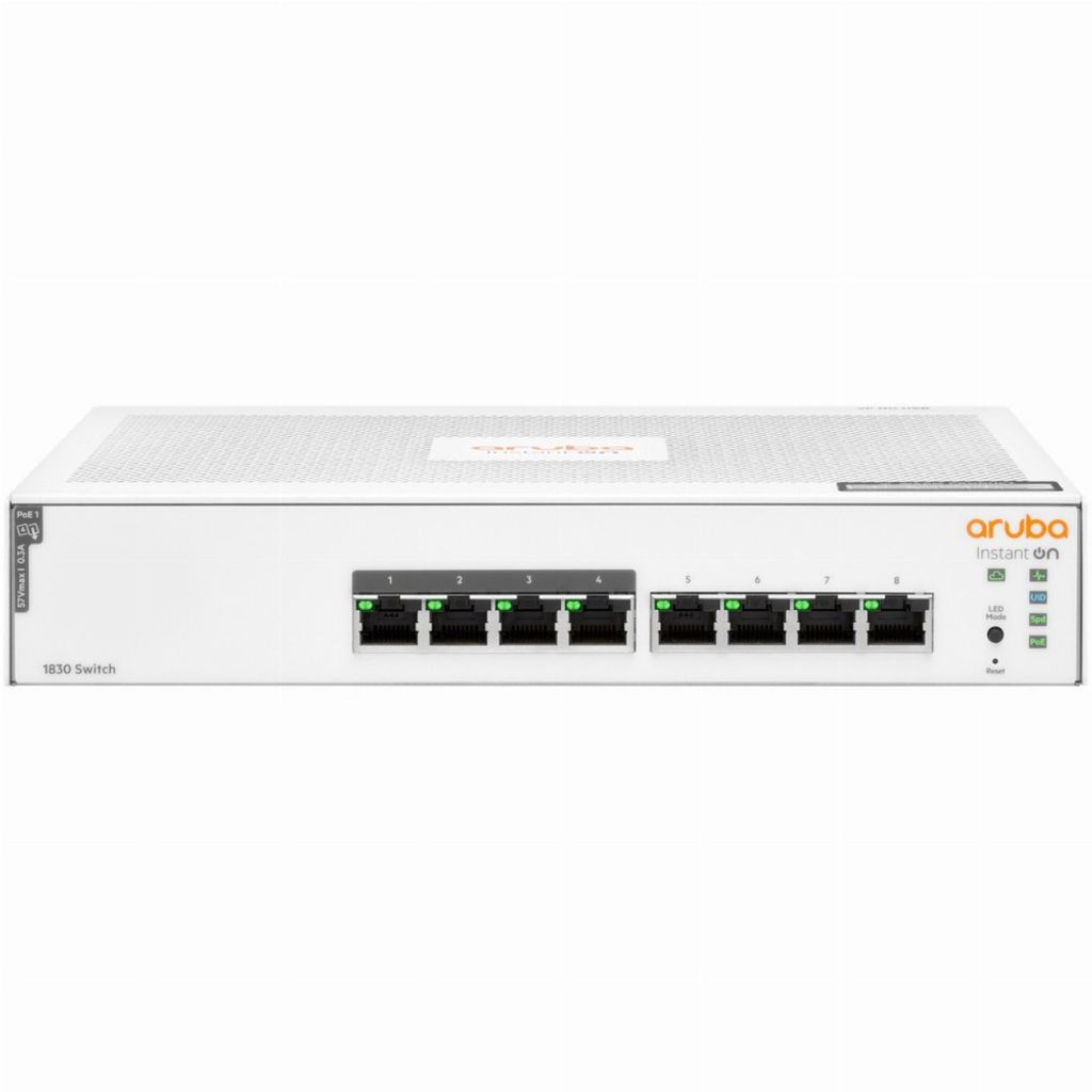 Aruba Instant On 1830 8 Anschlüsse Verwaltbar Ethernet-Switch - Gigabit-Ethernet - 10/100/1000Base-T - 2 Unterstützte Netzwerkschicht - Stromvers...