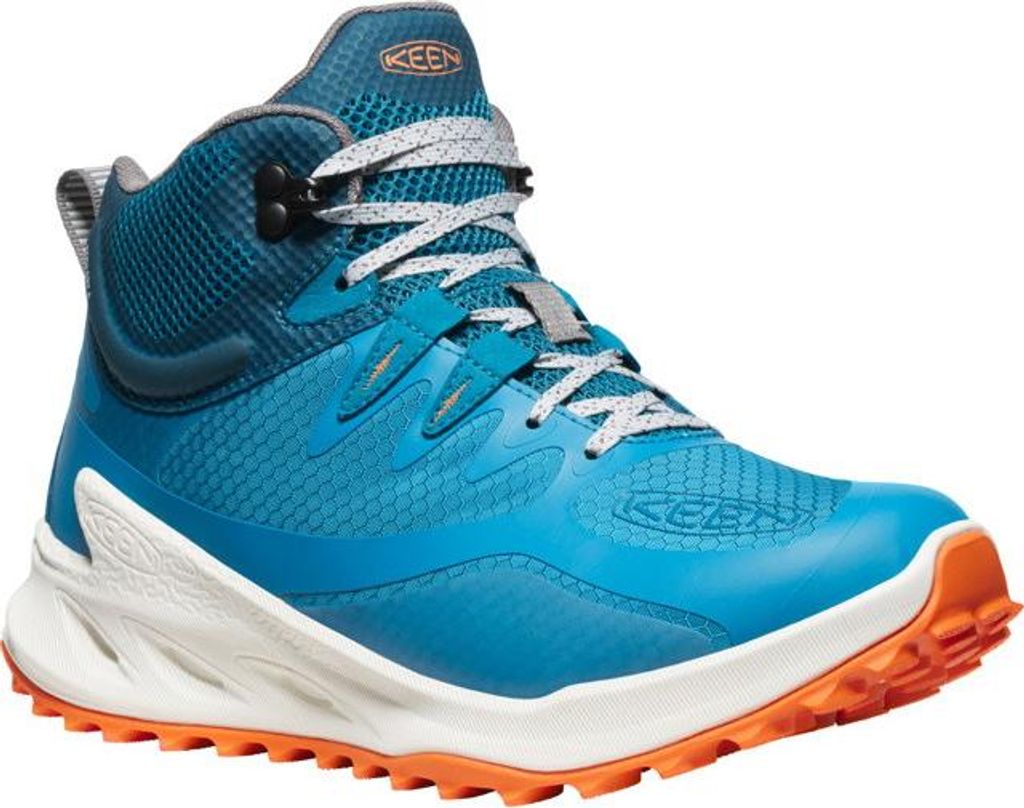 Damenstiefel KEEN ZIONIC MID WP W, Fjordblau/Tangerine Schuhgröße: US 7,5