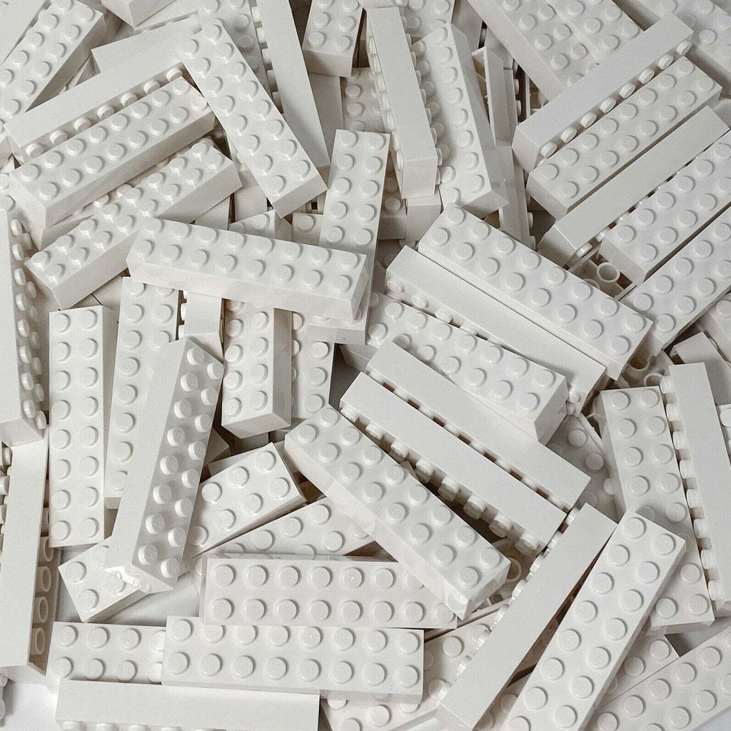 LEGO® Briques 2x8 Blanc - 3007 NOUVEAU ! Quantité 50x Image du produit 