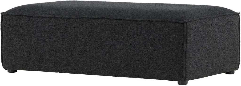 Grand Pouf Rectangulaire Noir Gillholmen 112cm - Banquette de Design