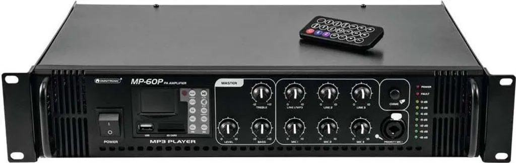 Amplificateur de mixage Mono ELA pour système de sonorisation public