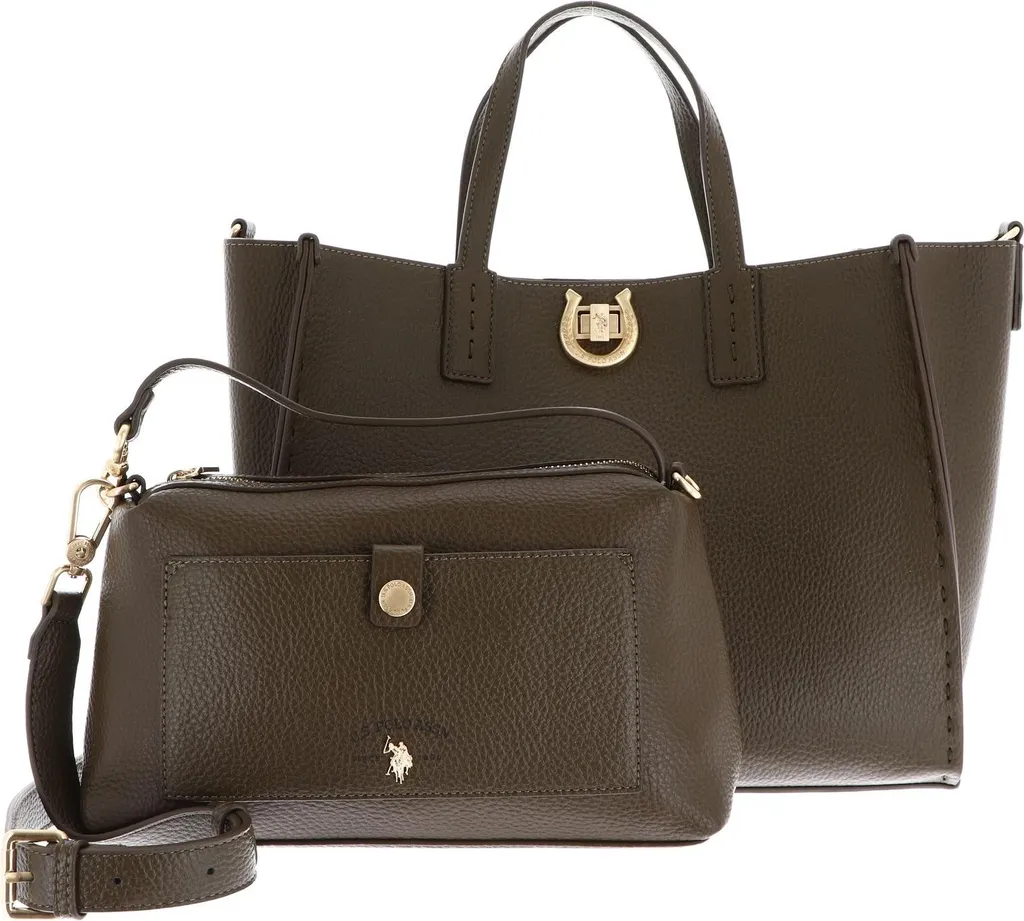 U.S. POLO ASSN. Middleton sac à épaule bandoulière York Stone brun