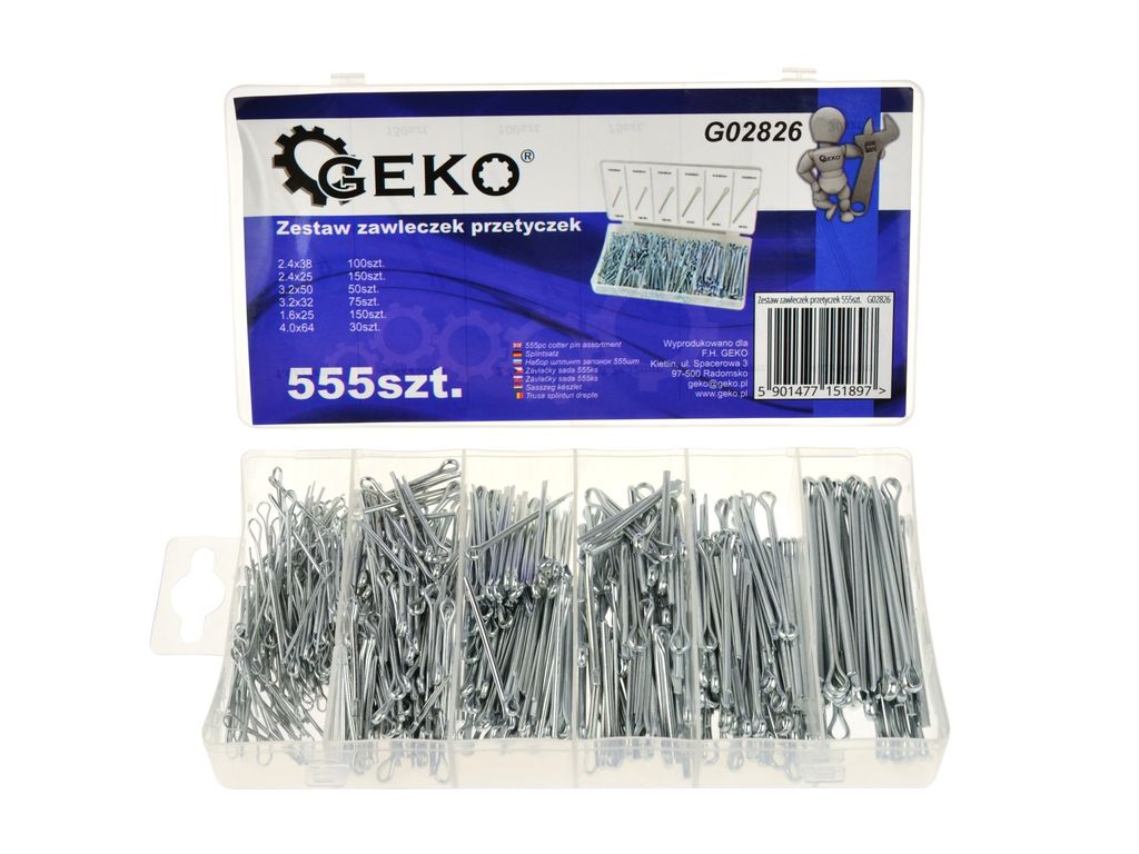GEKO Sada závlaček 555ks G02826 Obrázek produktu 