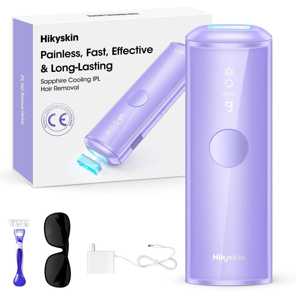 IPL Haarentfernung - 3-in-1 Laser Fotoepilierer - Dauerhafte Haarentfernung - Kühlung & Hautverjüngung - Aknebehandlung - Bikinizone & Achseln - ...