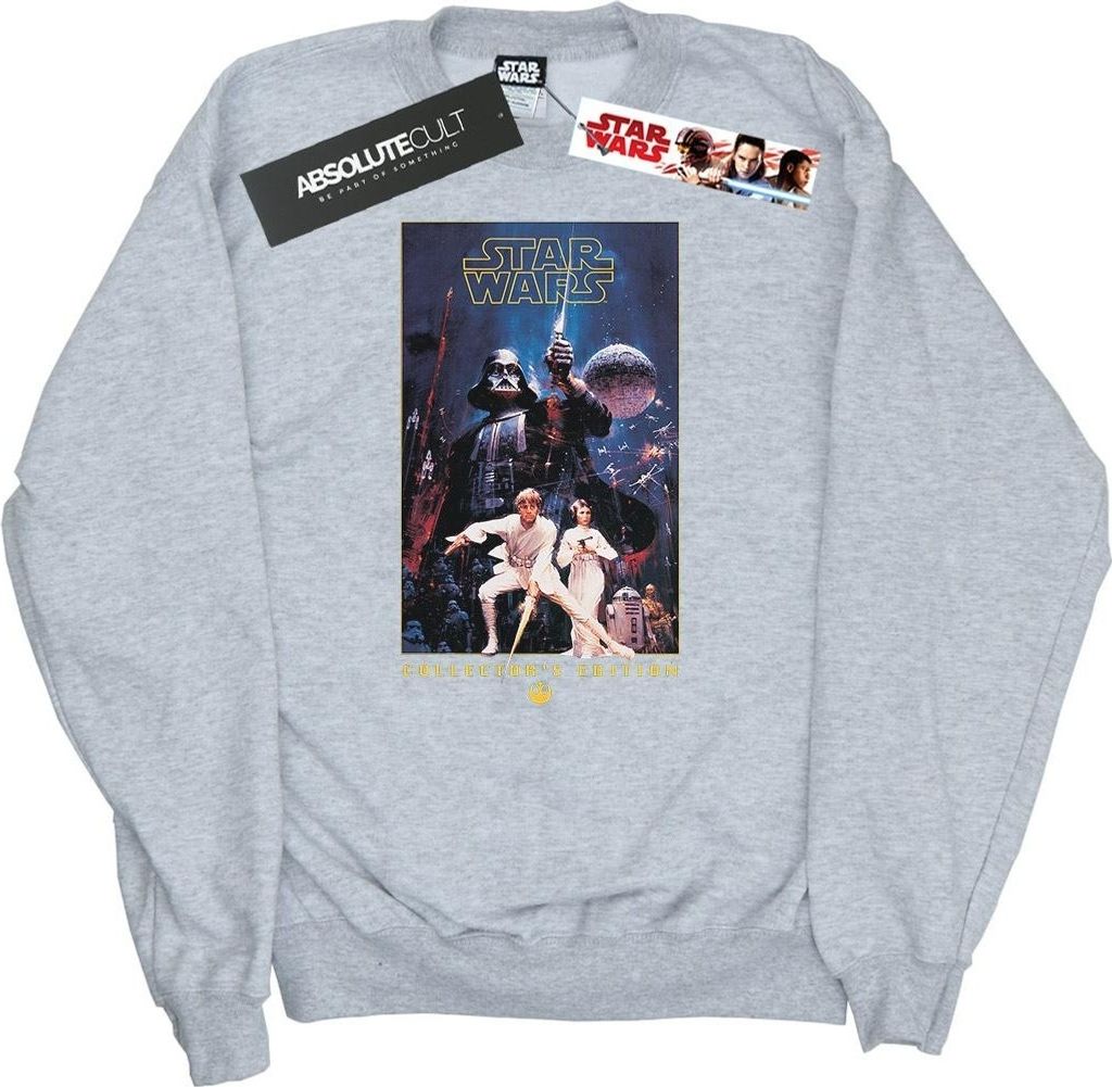 Star Wars - "Collector's Edition" Sweatshirt für Herren BI45651 (4XL) (Grau)