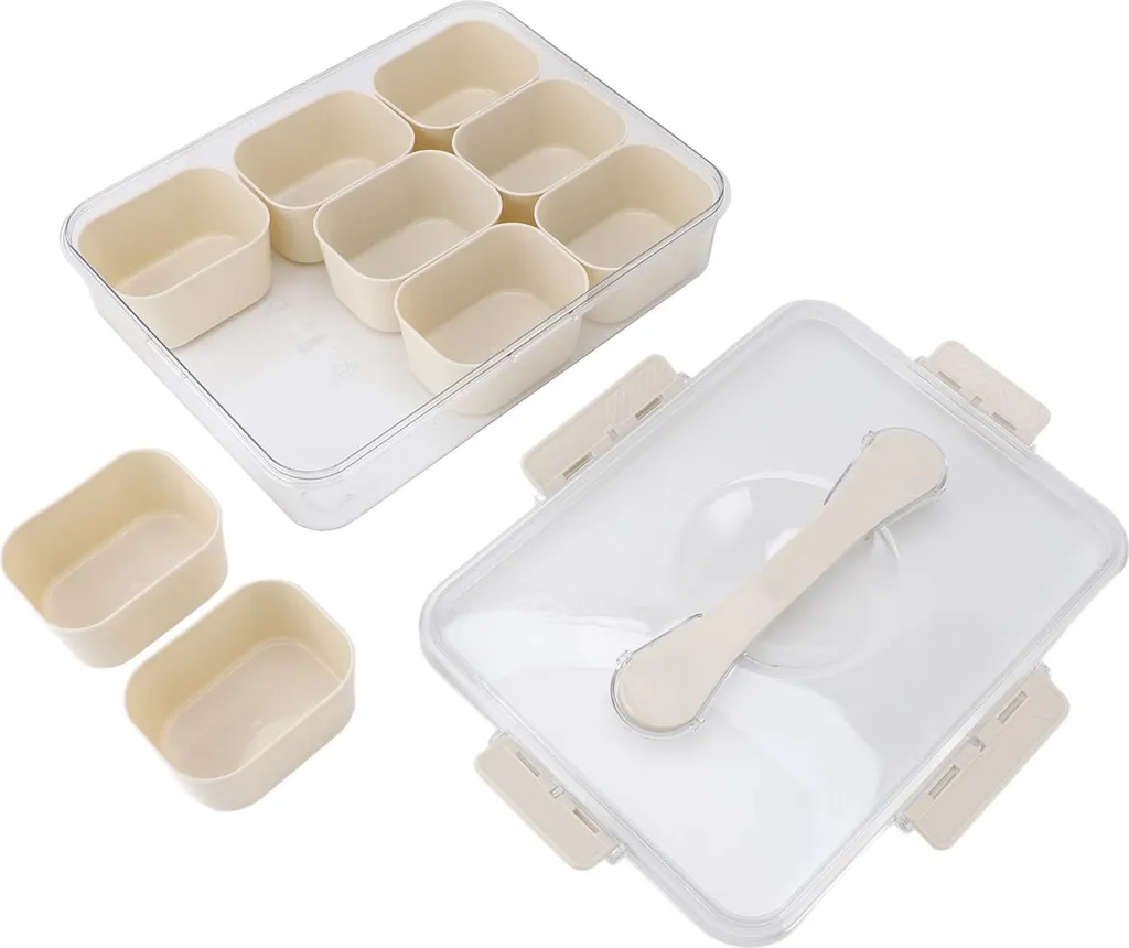 Boîte d'organisation 9 compartiments pour assaisonnement et condiments