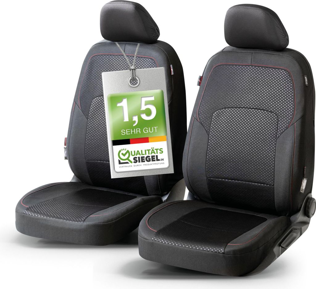 WALSER Premium Autositzbezüge Logan mit Reißverschluss Produktbild 