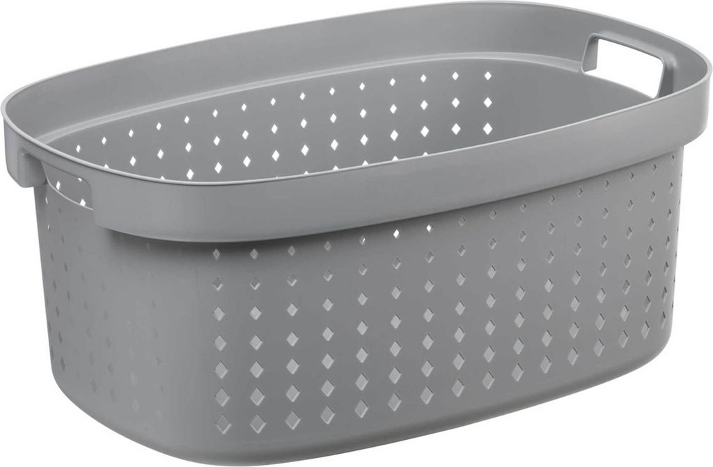 plast team Wäschekorb SEOUL 41,9 Liter grau Produktbild 