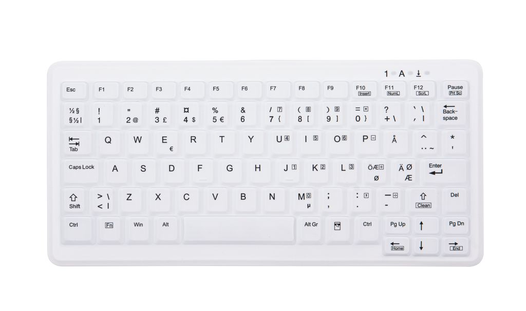 Cherry AK-C4110 - RF Wireless - QWERTY - Weiß