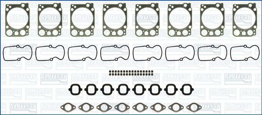 AJUSA 52233300 Zylinderkopf Dichtungssatz passend für MERCEDES-BENZ ACTROS ACTROS MP2 / MP3 TOURISMO (O 350) TRAVEGO (O 580) für SETRA Series 400