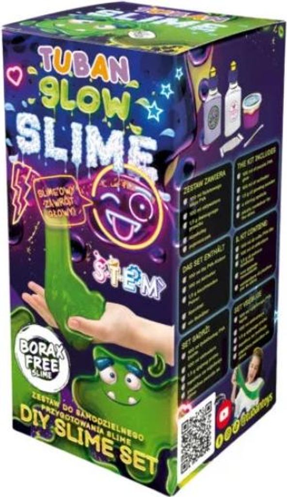 TUBAN Sada Super Slime, který svítí ve tmě, pro tvoření Obrázek produktu 