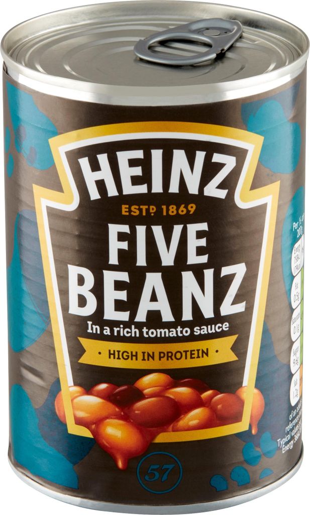 Mieszanka 5 Rodzajów Fasoli w Sosie Pomidorowym Heinz 415 g Obrázek produktu 