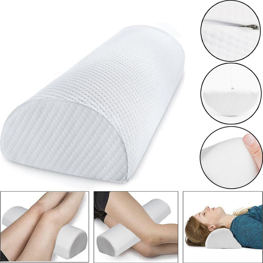 D Form Komfort Roll Kissen Speicher Foam Neck Knie Bein Spacer Zurück Lumbar Support - #1