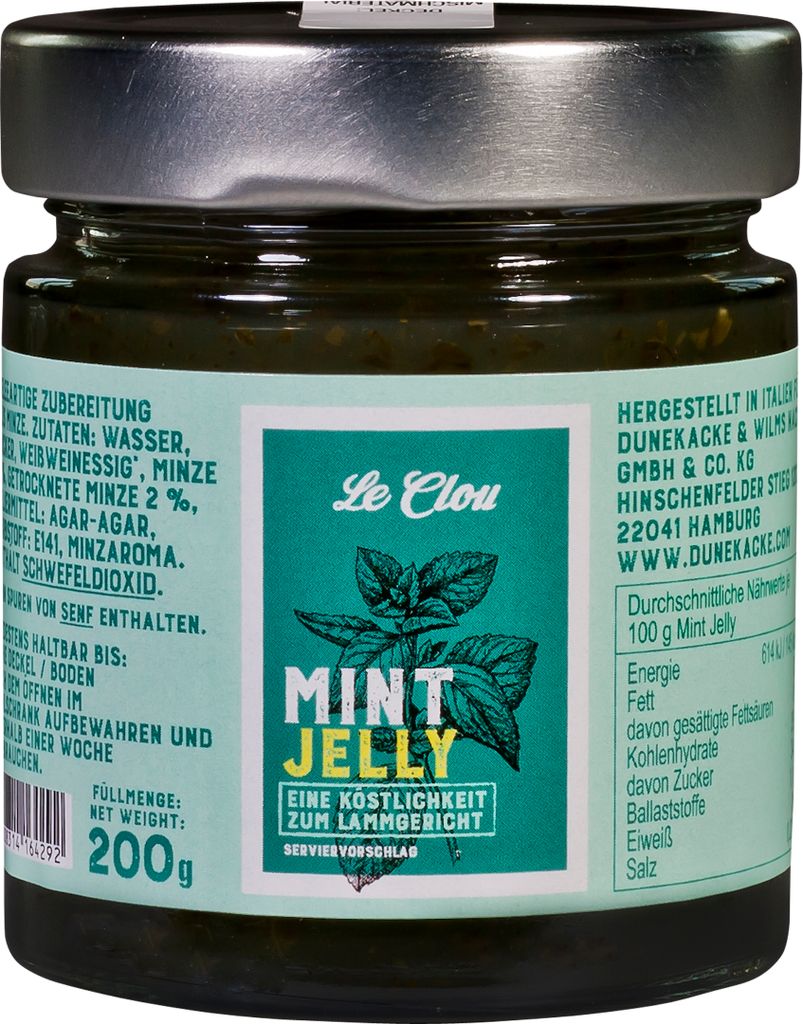 Le Clou Mint Jelly Gourmet Sauce zu Lamm und Wildfleisch Produktbild 