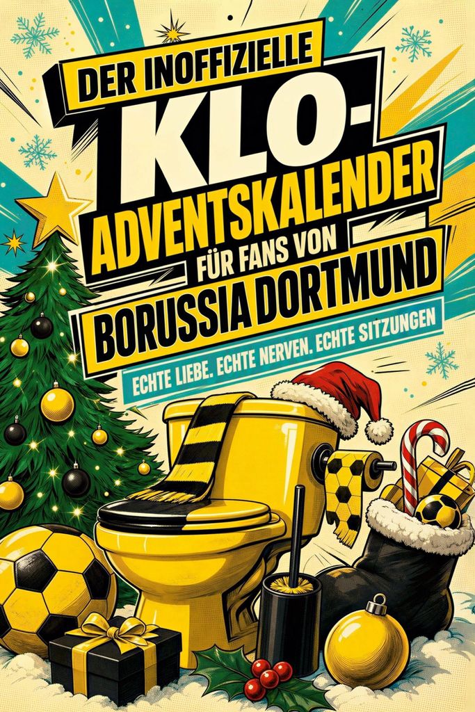 Der inoffizielle Klo-Adventskalender für Fans von Borussia Produktbild 