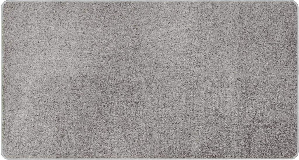 Primaflor Kurzflor Teppich MANILA - Seidengrau - 120x170cm - Gekettelter Teppich-Läufer für Wohnzimmer, Kinderzimmer & Flur