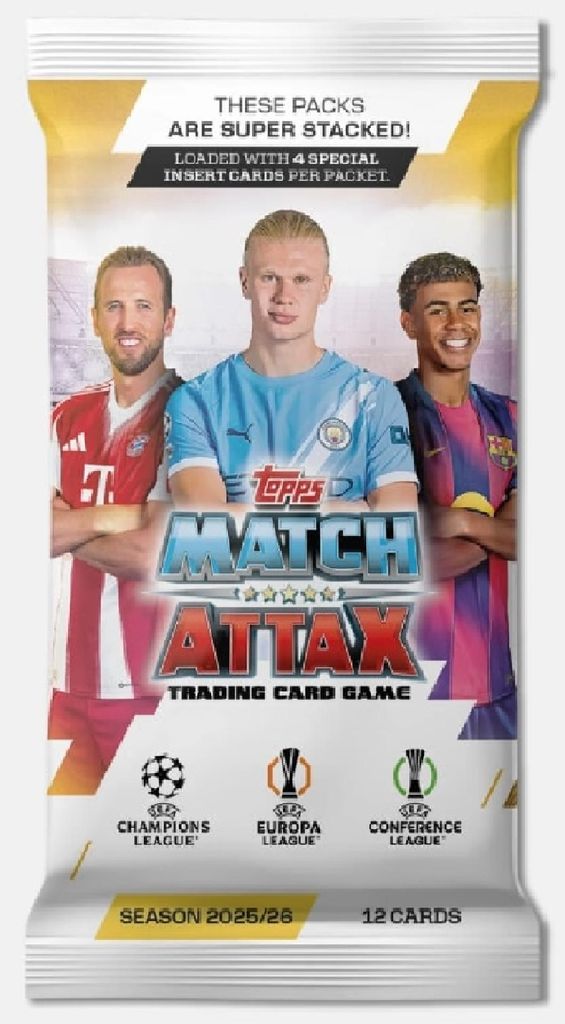 Topps Match Attacks Saison 2025/26 Booster CL Obrázek produktu 