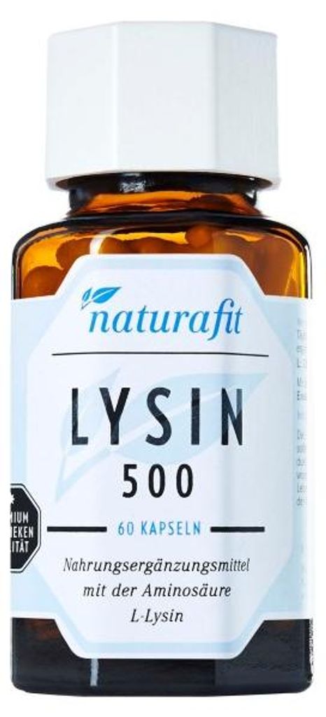 naturafit Lysin 500 Kapseln, 60 St. Kapseln