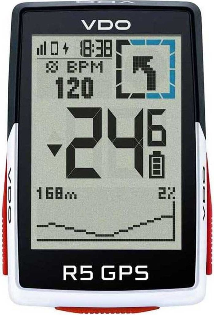 VDO R5 GPS Fahrradcomputer Biketacho Radcomputer 64051 Produktbild 