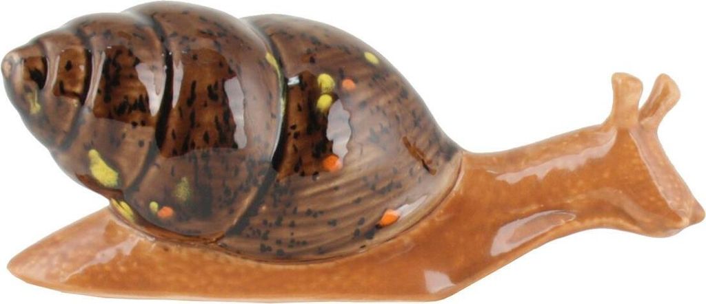 Tangoo Keramik Schnecke mit braunem Haus