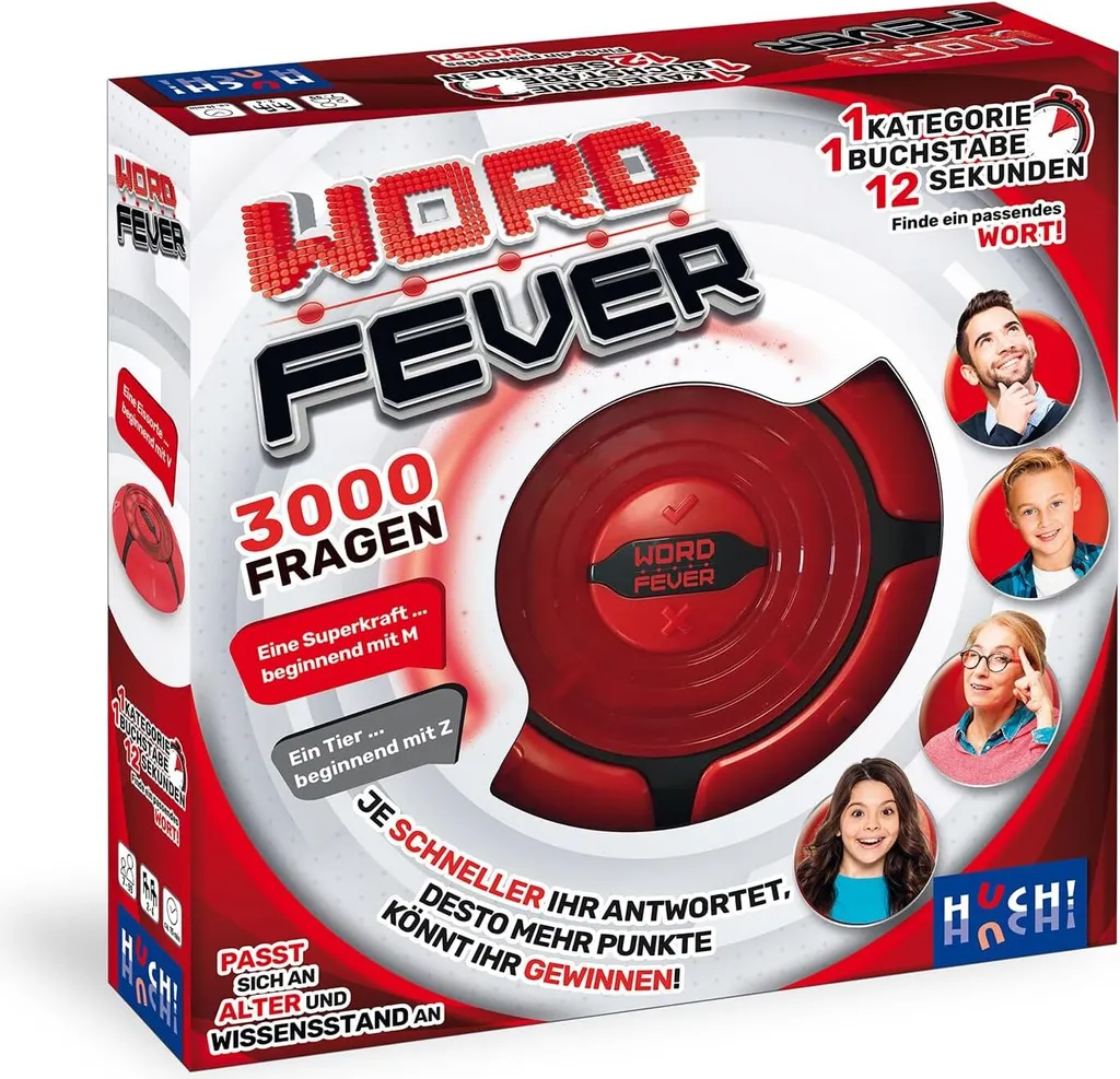 Jeu de société Word Fever : un jeu d'ambiance électronique incontournable