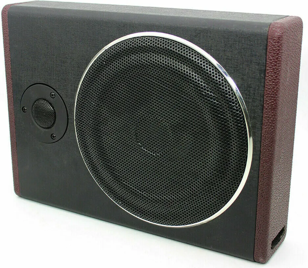 Caisson de basse actif 8" ultra-mince 600W avec haute sensibilité 90dB